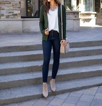 Grace And Lace - Belted Cable Cardigan