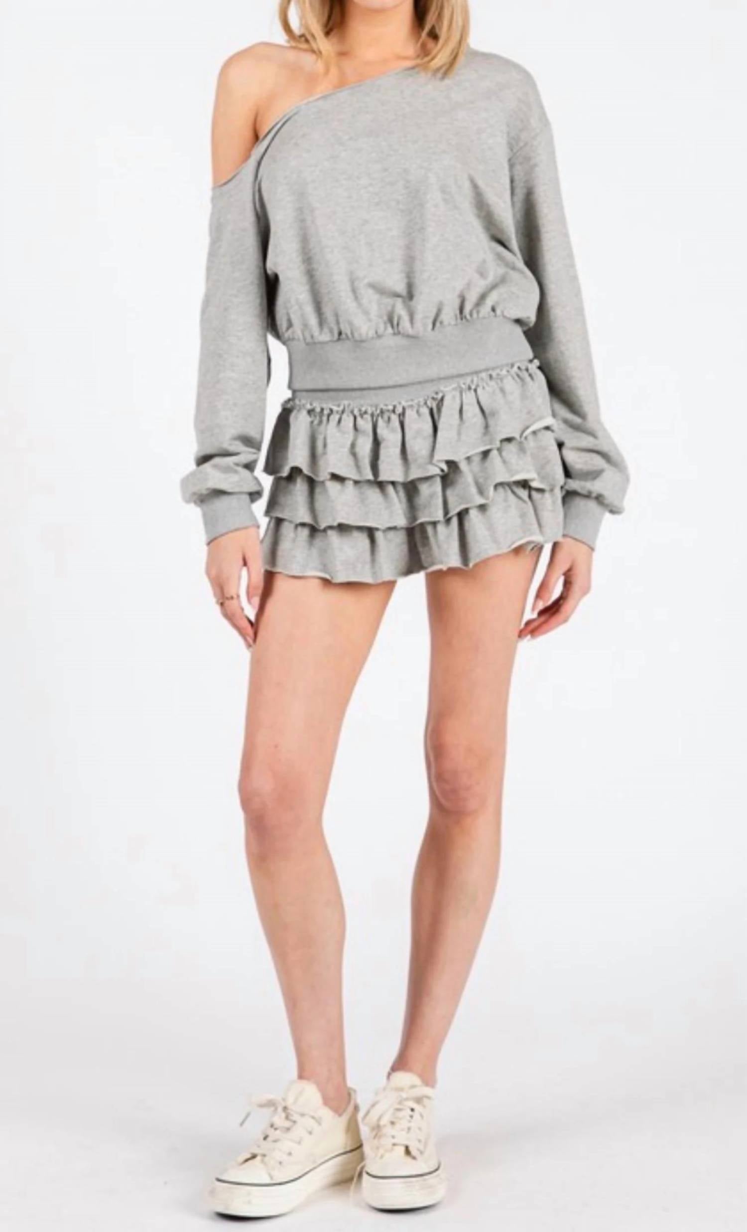 The Vintage Shop - French Terry Overlock Long Sleeve Sweatshirt