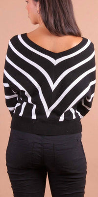Gigi Moda - Chevron Batwing Sweater