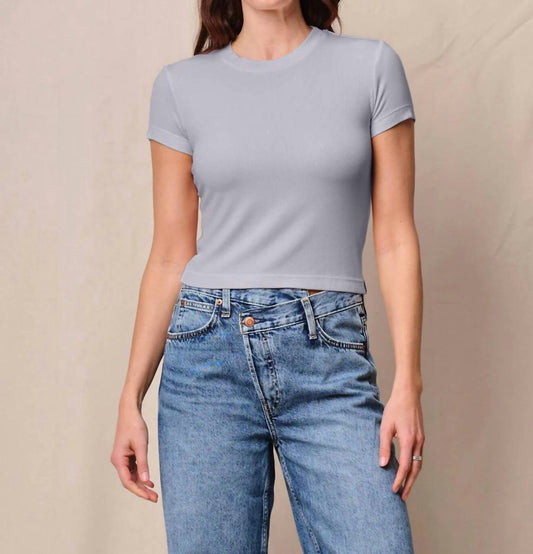 Stateside - Rib Short Sleeve Baby Tee