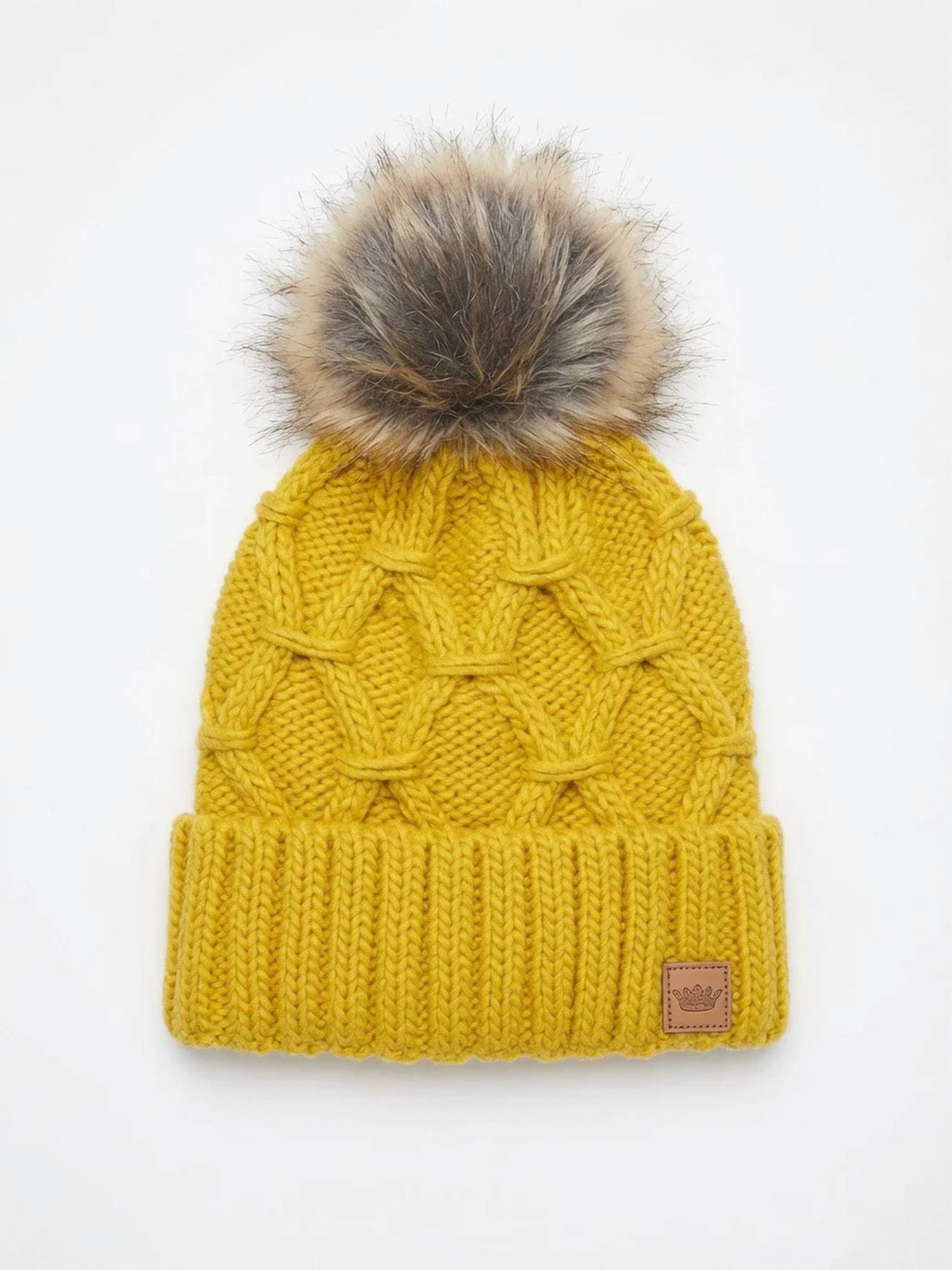 Panache - Women's Cable Knit Pom Hat
