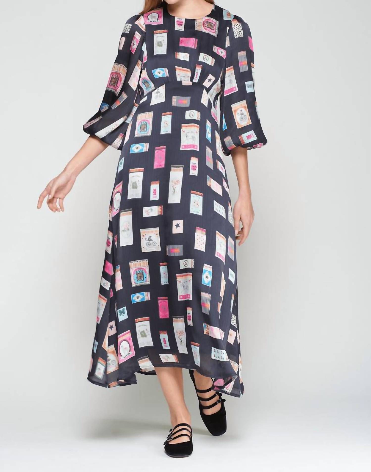 Vilagallo Erin Dress in cerillas - women's dress
