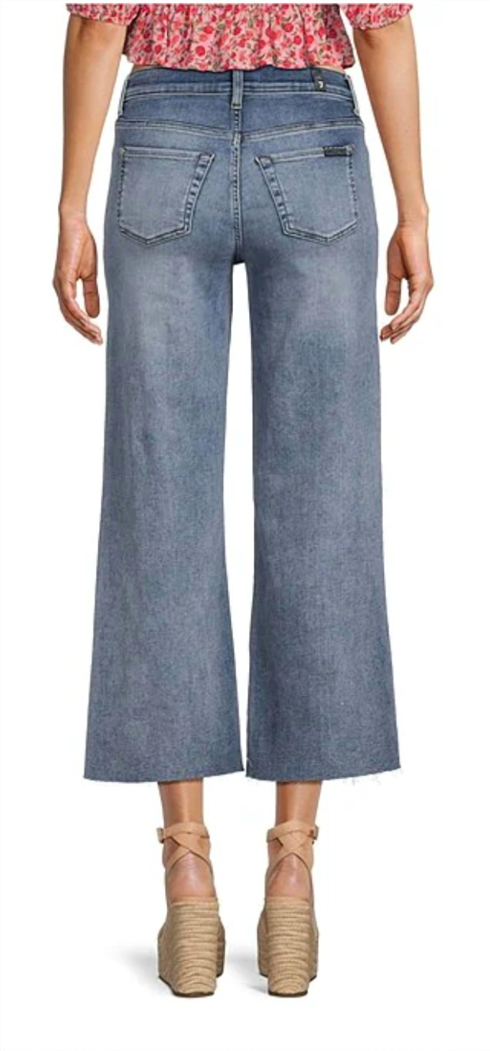 7 For All Mankind - Cropped Alexa Jeans - blue - clothing - cotton