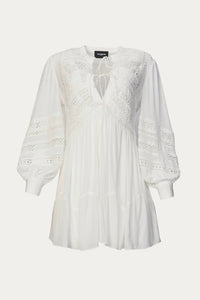 DRESS WITH LACE DETAILING