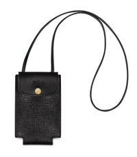Longchamp - Le Pliage Cuir Phone Case with Lanyard