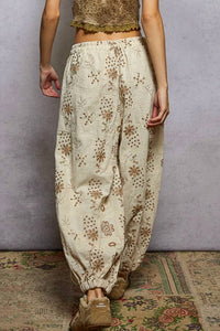 Pol - Embroidery Quilted Jogger Pants