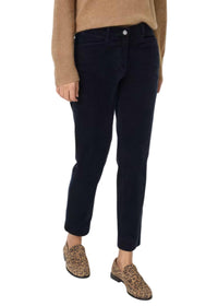 Brax Corduroy Chino Pants in navy - women's pants
