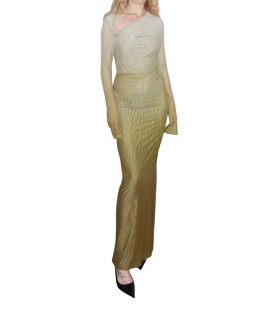 Saemdi - Gradient Mesh Dress