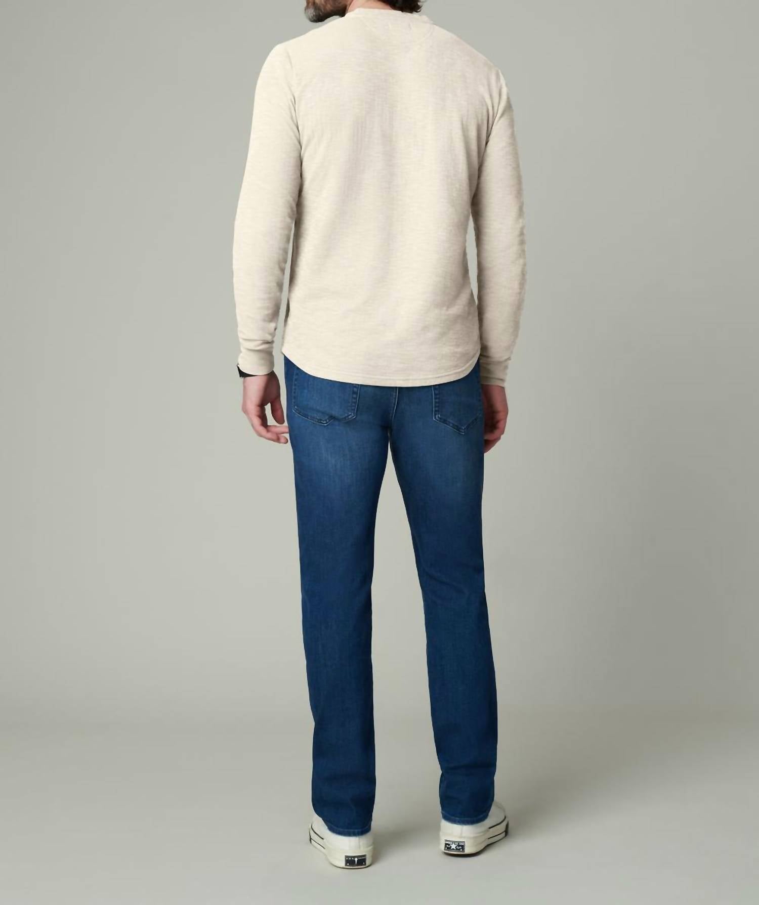Joe'S Jeans - Dwight Double-face Henley Long Sleeve Sweatshirt