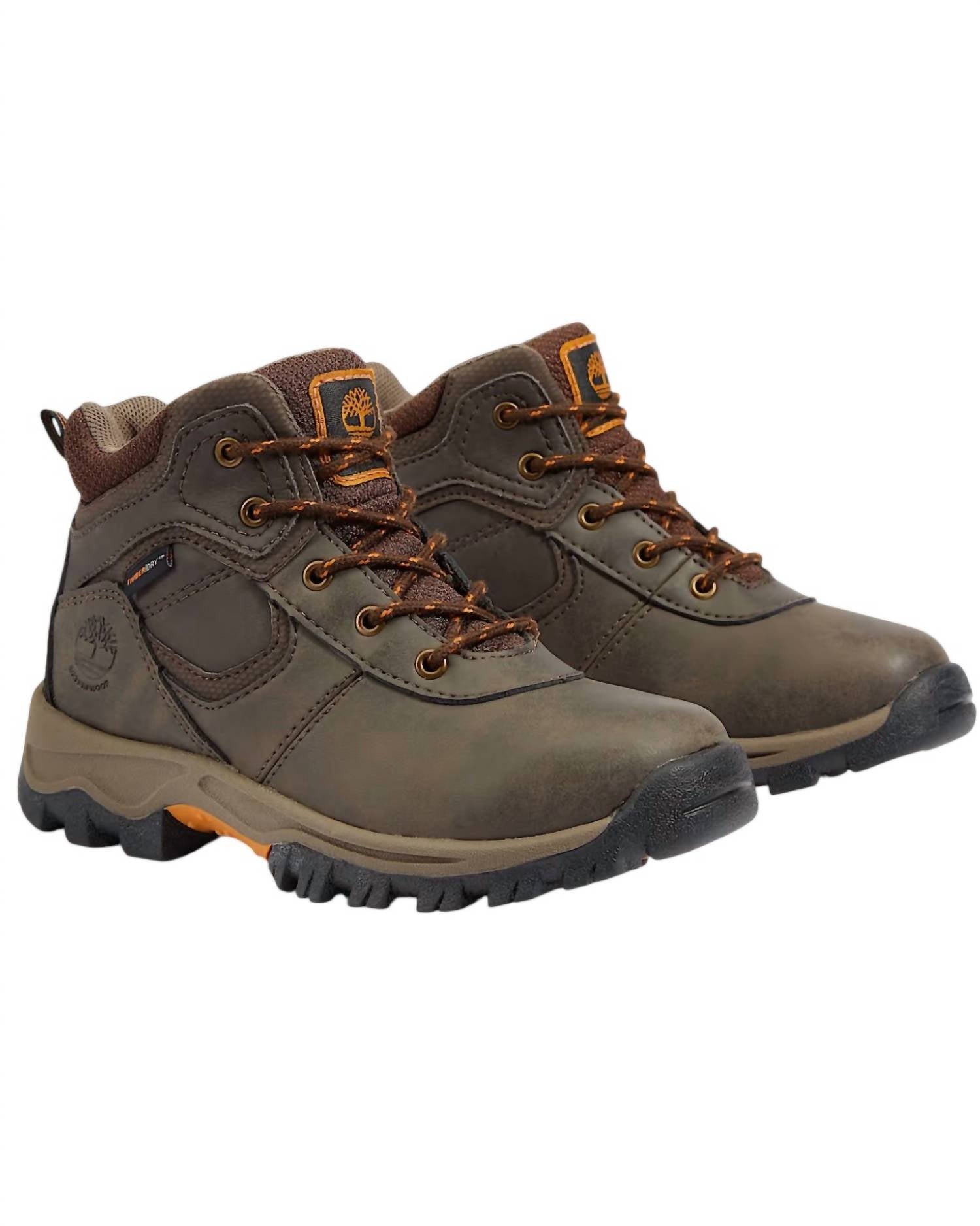 Timberland - Kid's Mt. Maddsen Mid Waterproof hiking Boots