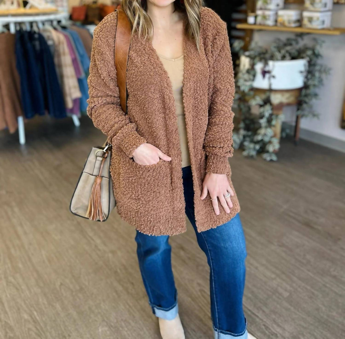 Zenana - Forever Cozy Open Front Cardigan