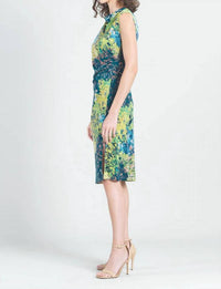 Clara Sunwoo - Floral Patch Print Sleeveless Midi Dress