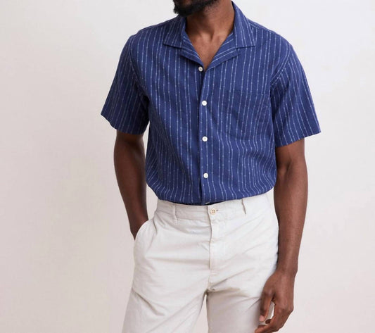 Hartford - Palm Seersucker Dobby Shirt