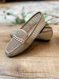 MIA Women's Bailee Mesh Loafer in camel - women's flats
