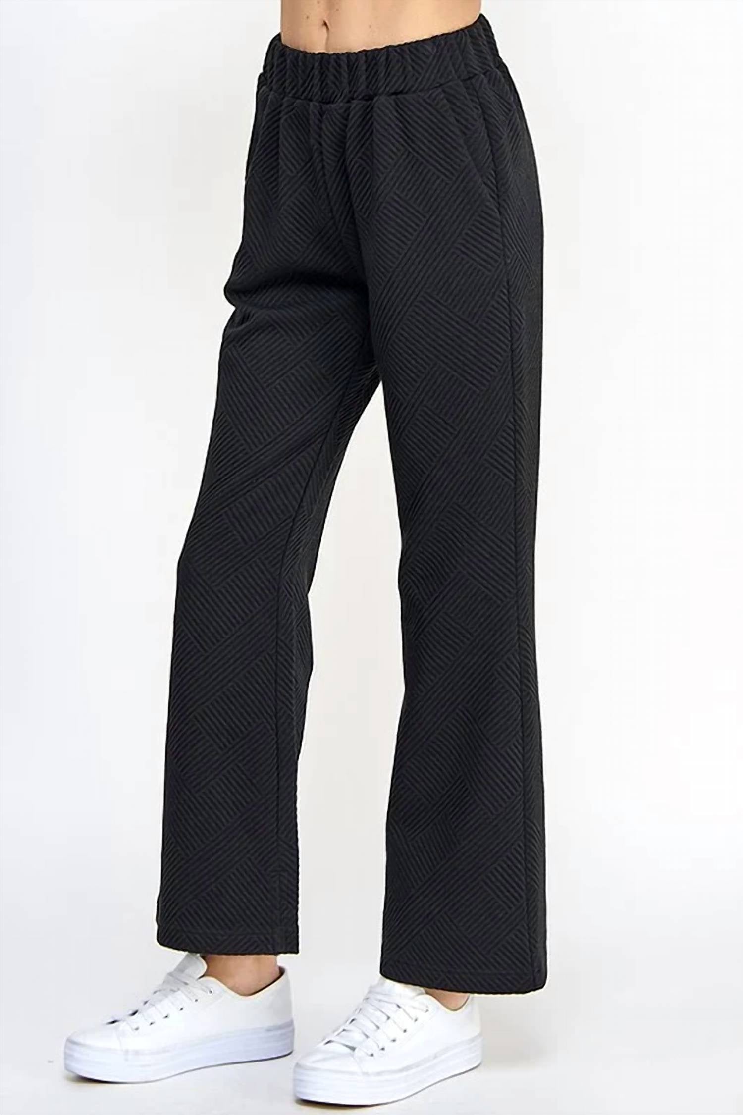 See And Be Seen - Textured Pant Set