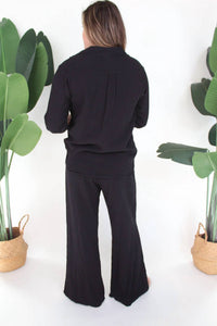 Fresh Laundry - Fold Over Gauze Pants