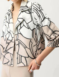 Joseph Ribkoff - Patterned Moto Jacket
