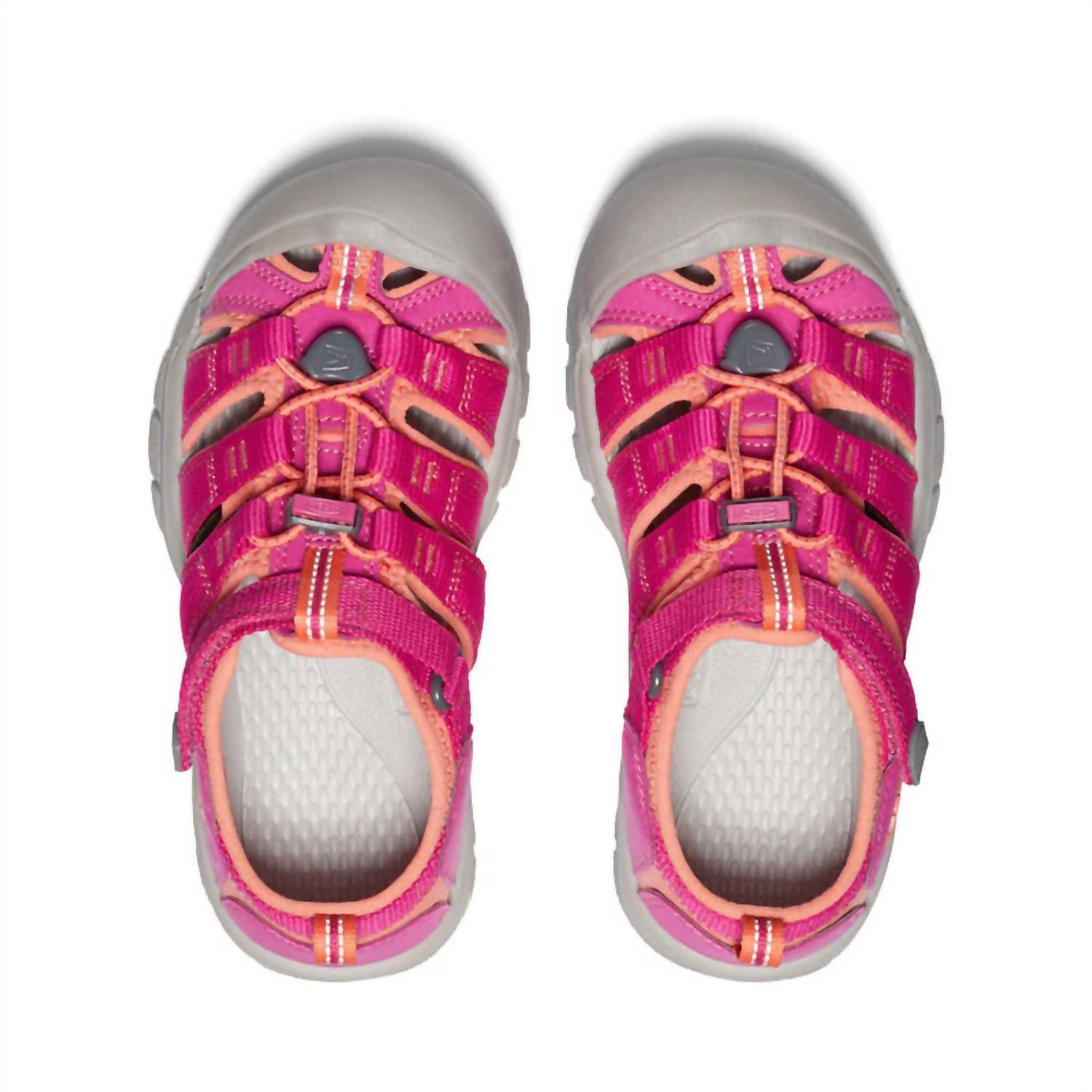 Keen Kid's Newport H2 Outdoor Sandals in very berry - kids' sandal - detail view