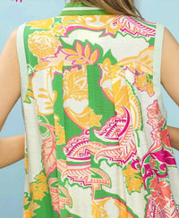 Umgee - Floral Sleeveless Dress