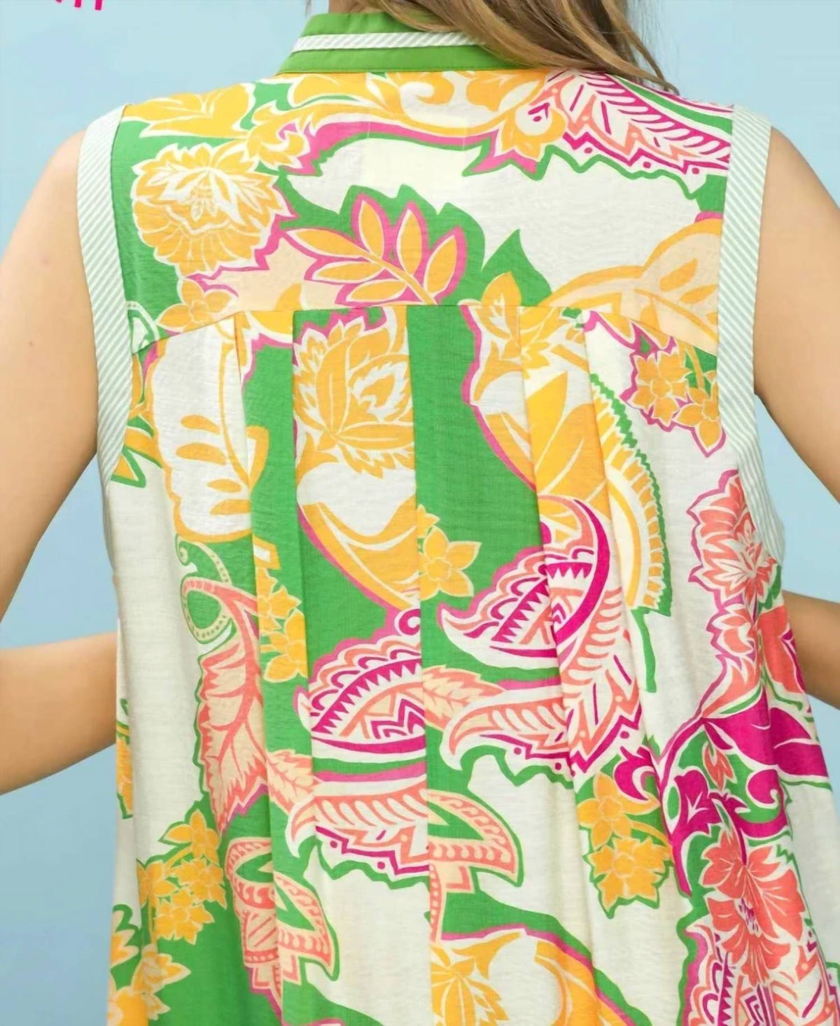 Umgee - Floral Sleeveless Dress