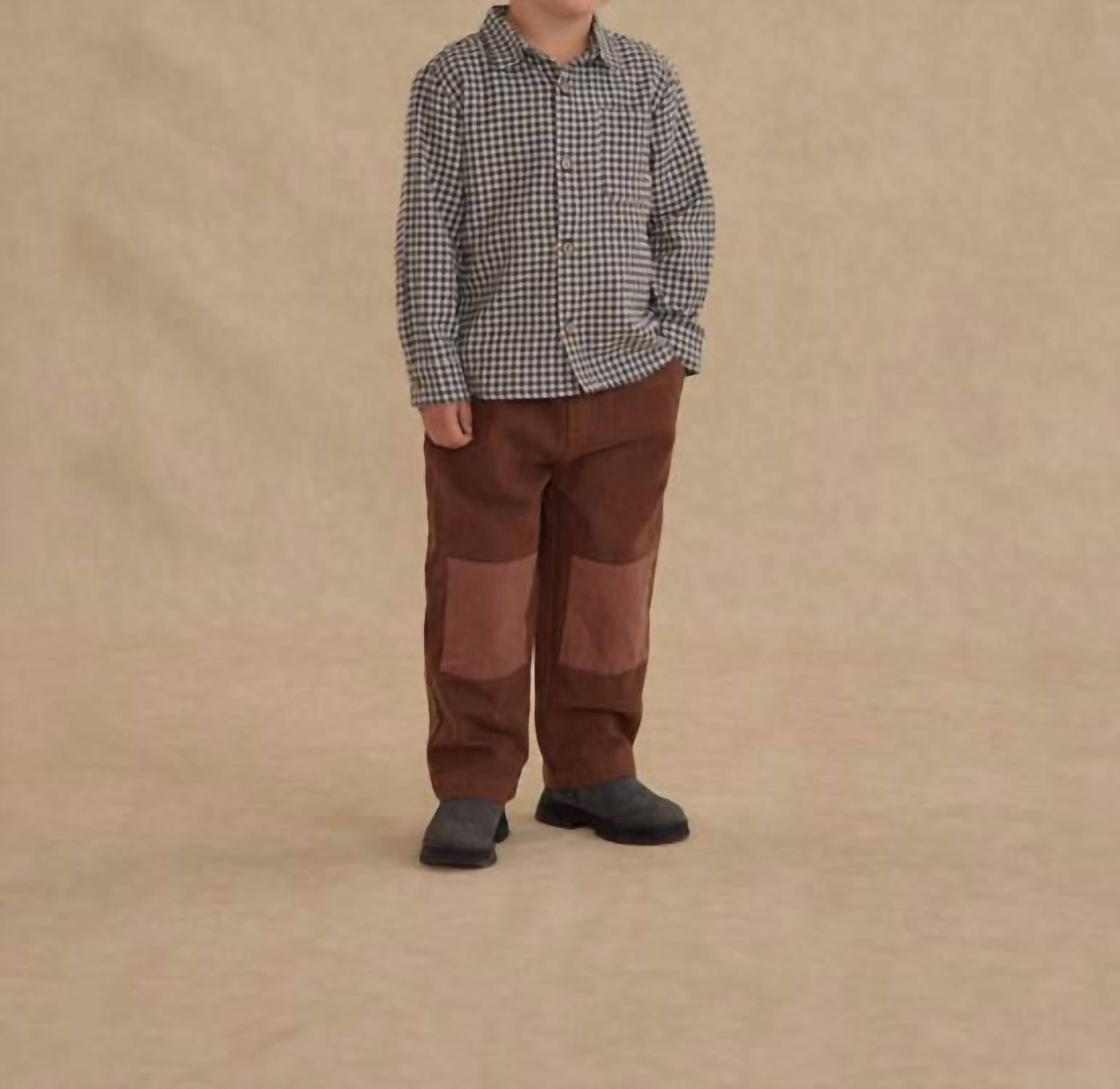 Rylee + Cru - Boys Collared Long Sleeve Shirt