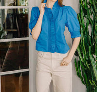 Love The Label - Zuri Short Puff Sleeve Top