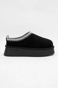 Ccocci - Women's Remy Short Ankle Fur-lined Cozy Slipper