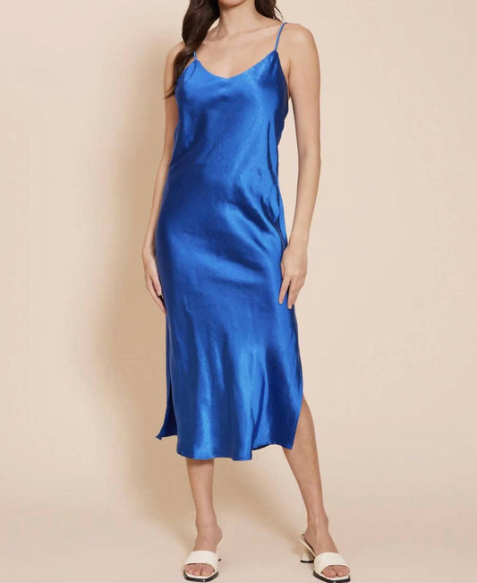 Lucy Paris - Colette Satin Slip Dress