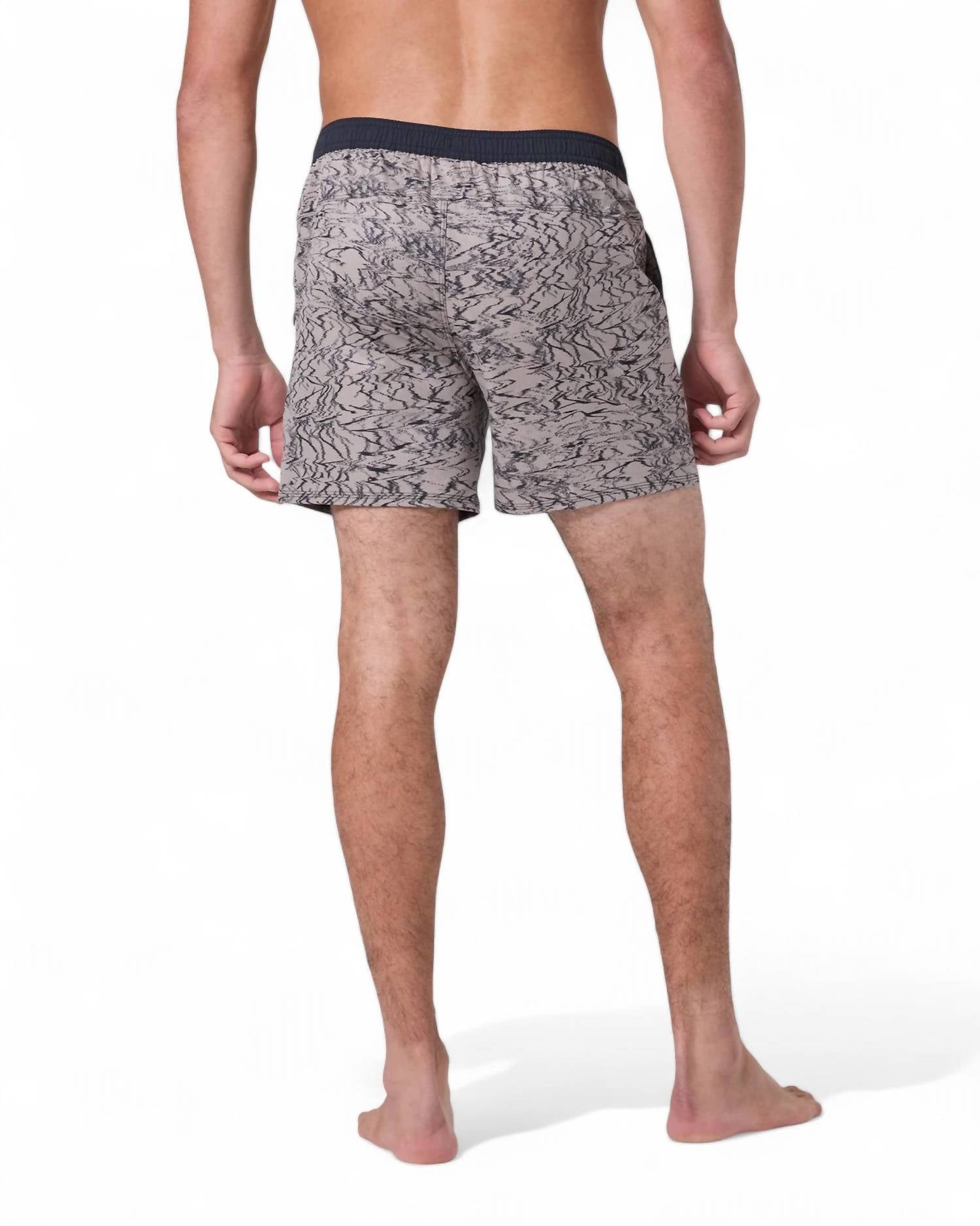 Vuori MAVERICK VOLLEY SHORTS in mocha sand - men's shorts - alternate view