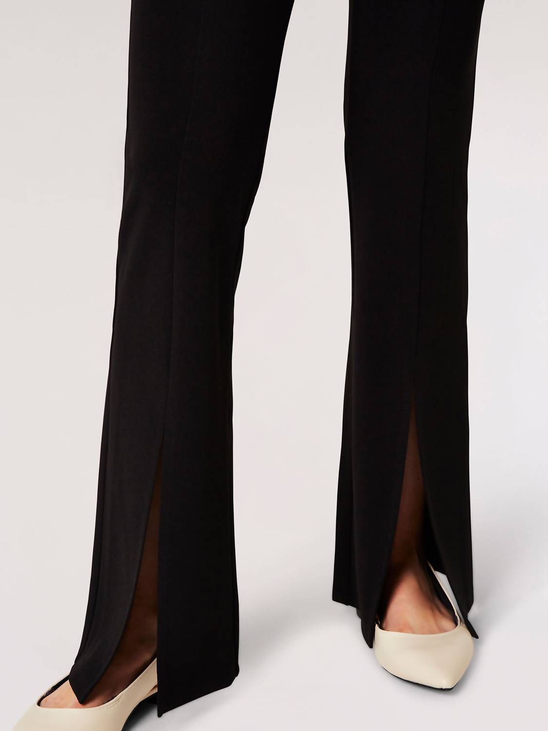 Apricot - Split Front Jersey Crepe Pants
