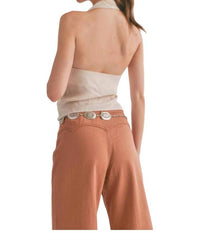 Sage The Label - Dreamy Surplice Halter Top