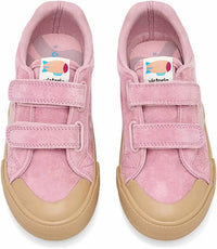 Victoria - Kid's Tribu Wide Fit Split Leather & Contrast Sneakers