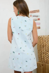 Blu Pepper - Embroidered Floral Dress
