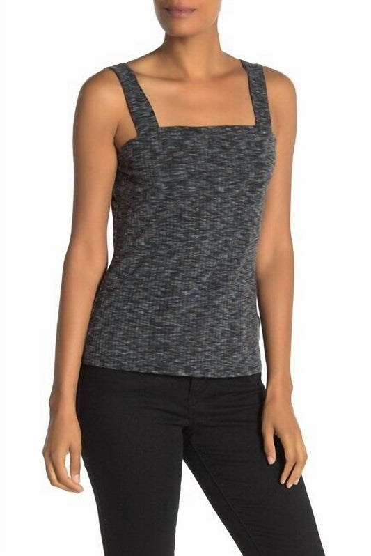 Bobeau - Ribbed Marl Tank Top