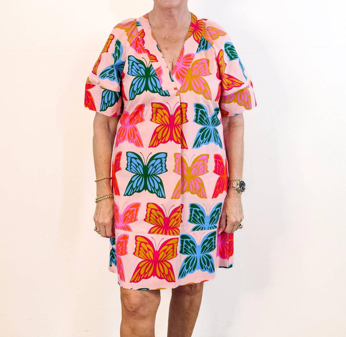 Ivy Jane - Butterflies Shift Mini Dress