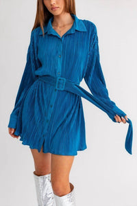 Disco Avenue Retro Radiant Dress in blue - women's dress - view 5