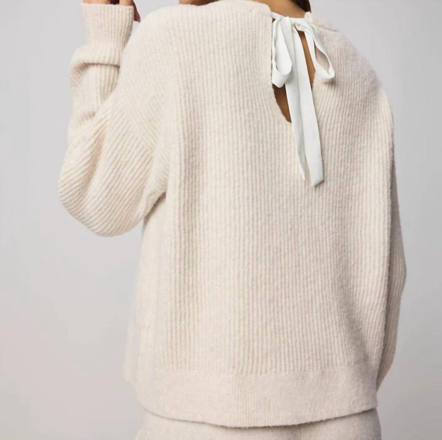 Splendid - Stassi Satin Tie Sweater