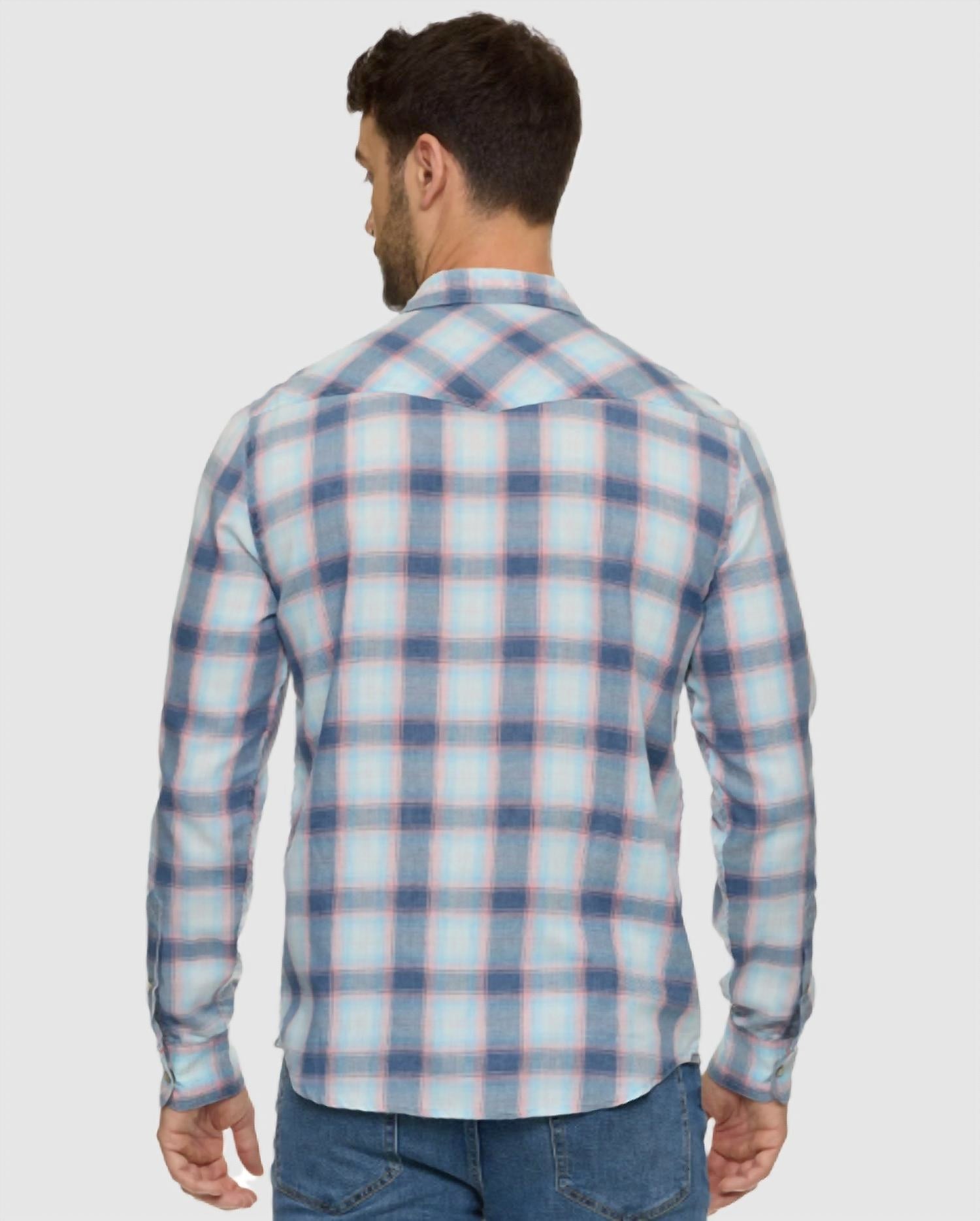 Flags & Anthem - Muncie Long Sleeve Vintage Wash Western Shirt