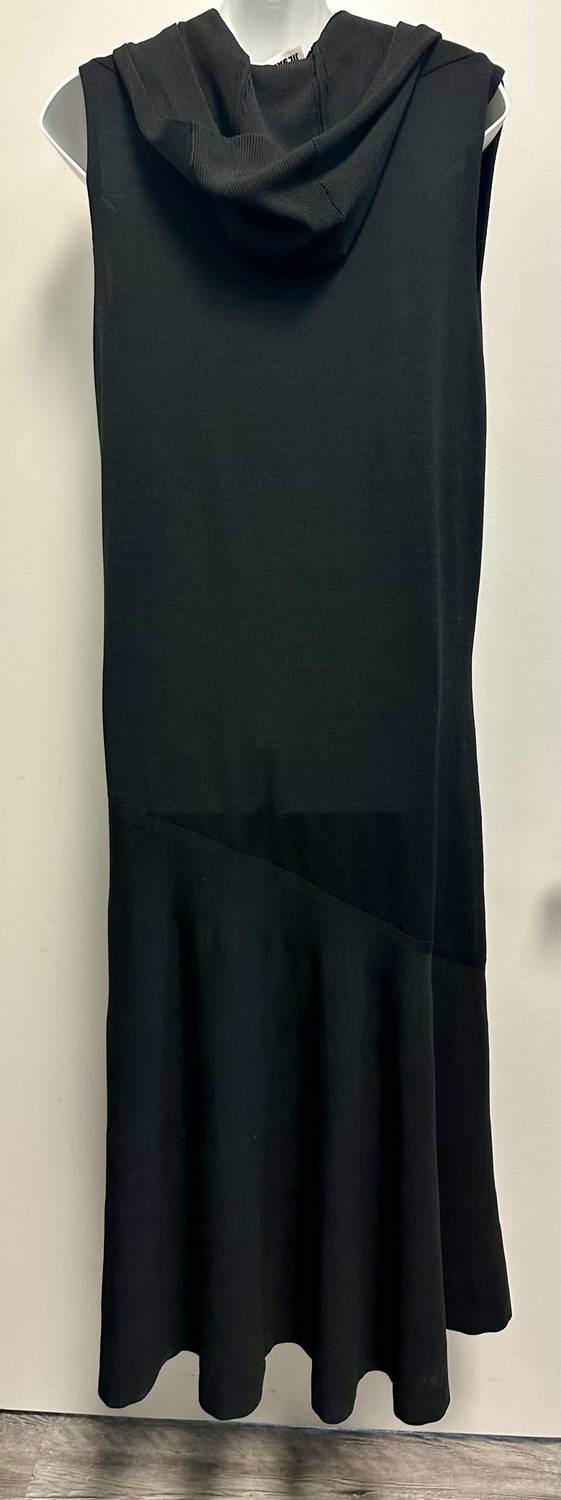 Jil Sander Women's Sleeveless Dress With Tie Collar in black - women's dress - view 4