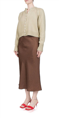 CIAO LUCIA Coletti Cardigan in khaki - women's cardigan - alternate view