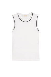 Donni. - The Baby Rib Contrast Tank