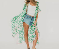 Pretty Simple - Women's Lena Leopard Kimono
