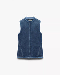 Rag & Bone - Miramar Mesh Mock Neck Top