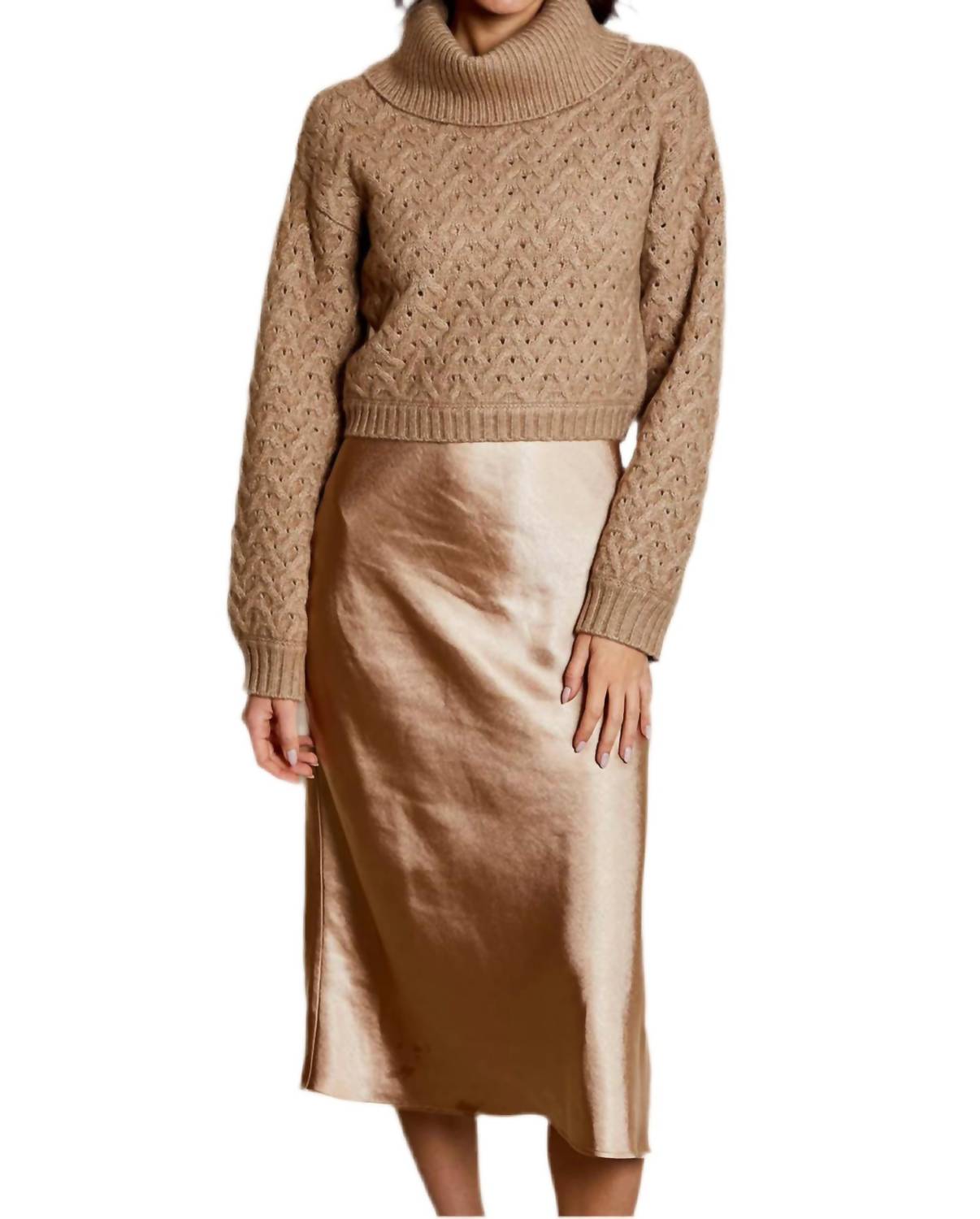 Dh New York - Ani Sweater Combo Dress
