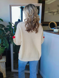 Sweet Generis Heart On My Sleeve Cardigan in multi - women's cardigan - view 7