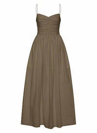 Matteau - Gathered Bodice Midi Dress