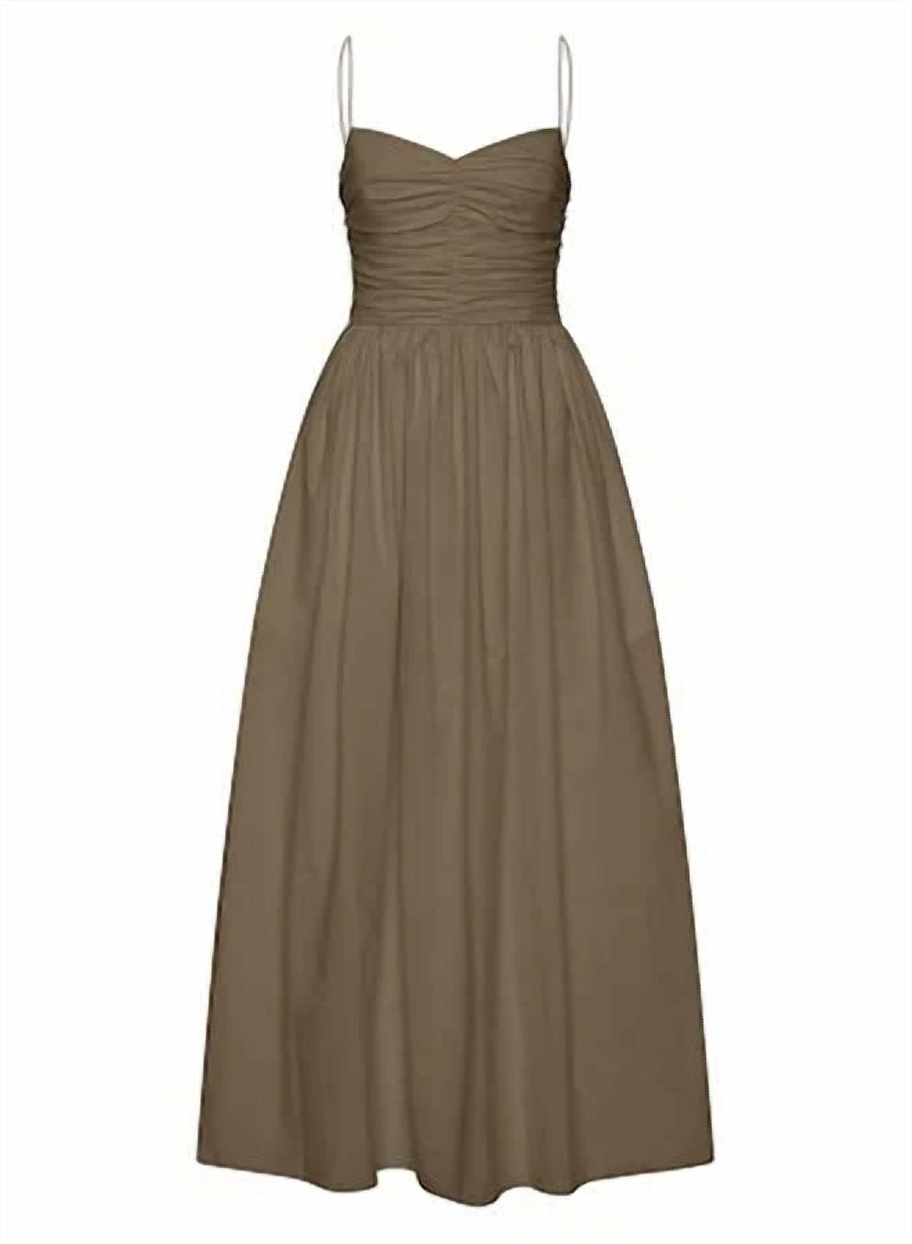 Matteau - Gathered Bodice Midi Dress