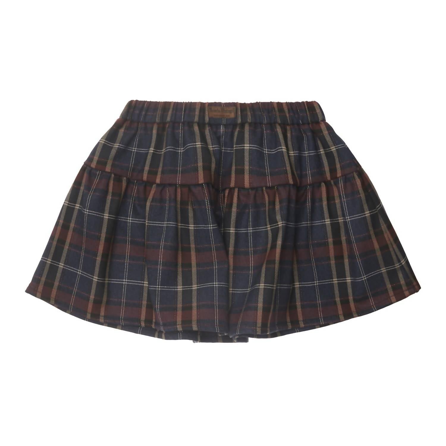 Tocoto Vintage - Mini Checked Skirt