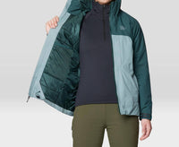 Mountain Hardwear Stretch Ozonic Insulated Jacket in blue sage verve - women's jacket - view 5
