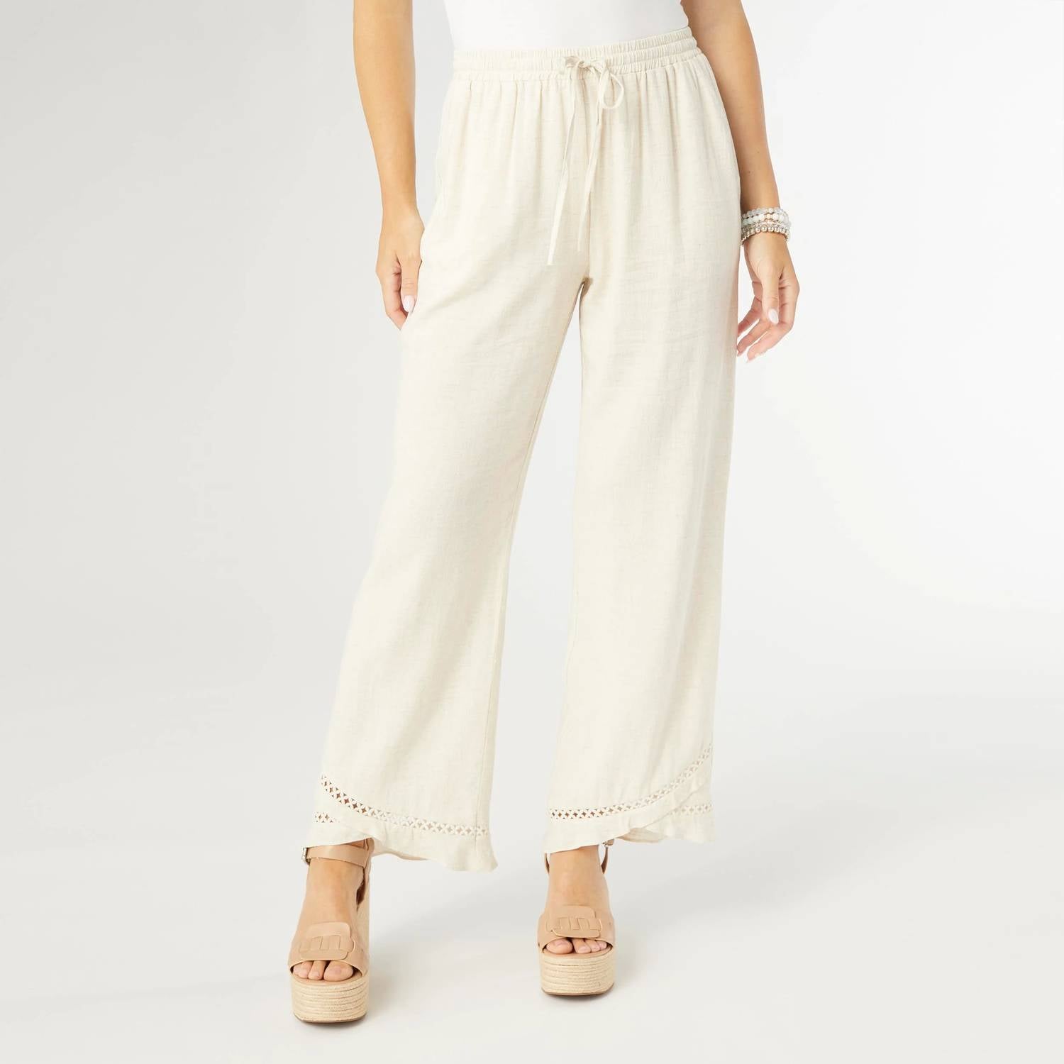 Coco + Carmen - Layla Crossover Ruffle Pant